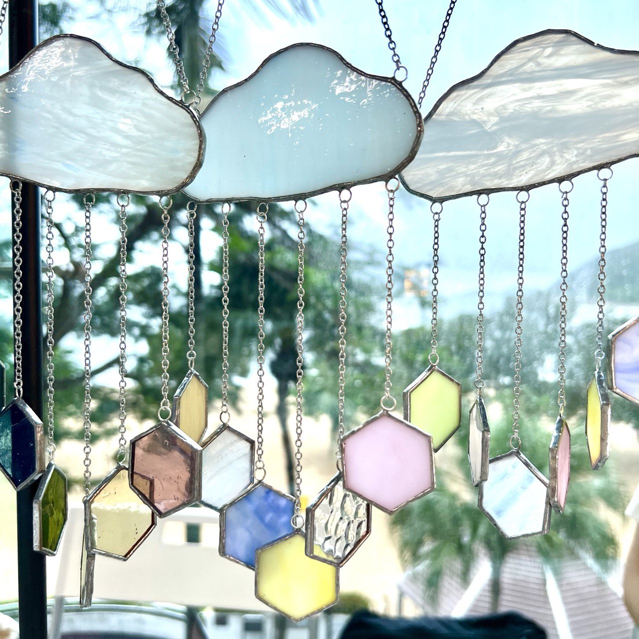幾何圖形捕光掛飾 Geometric Suncatcher