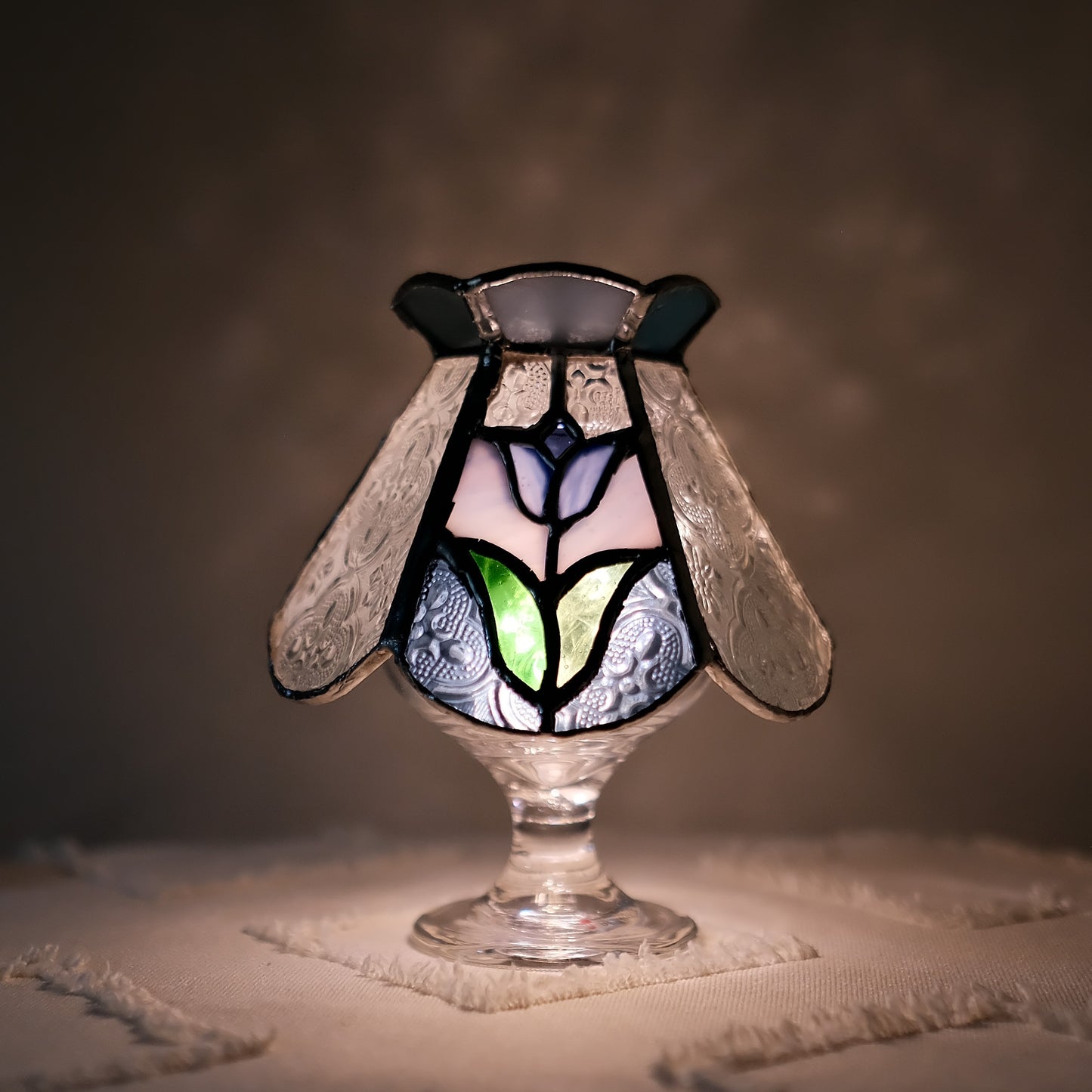 圖案復古燭臺燈 Wine Glass Lamp✨